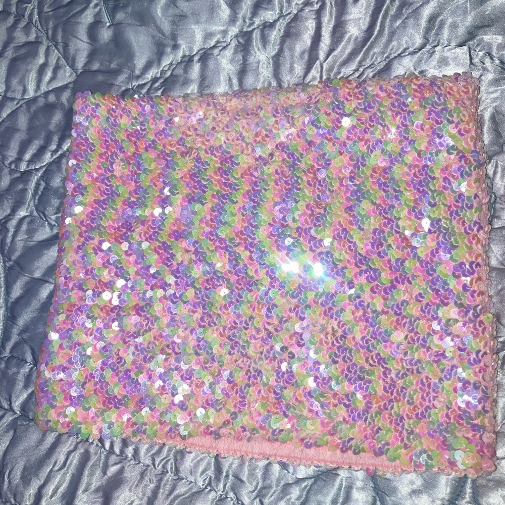 Pink Sequin Tube Top